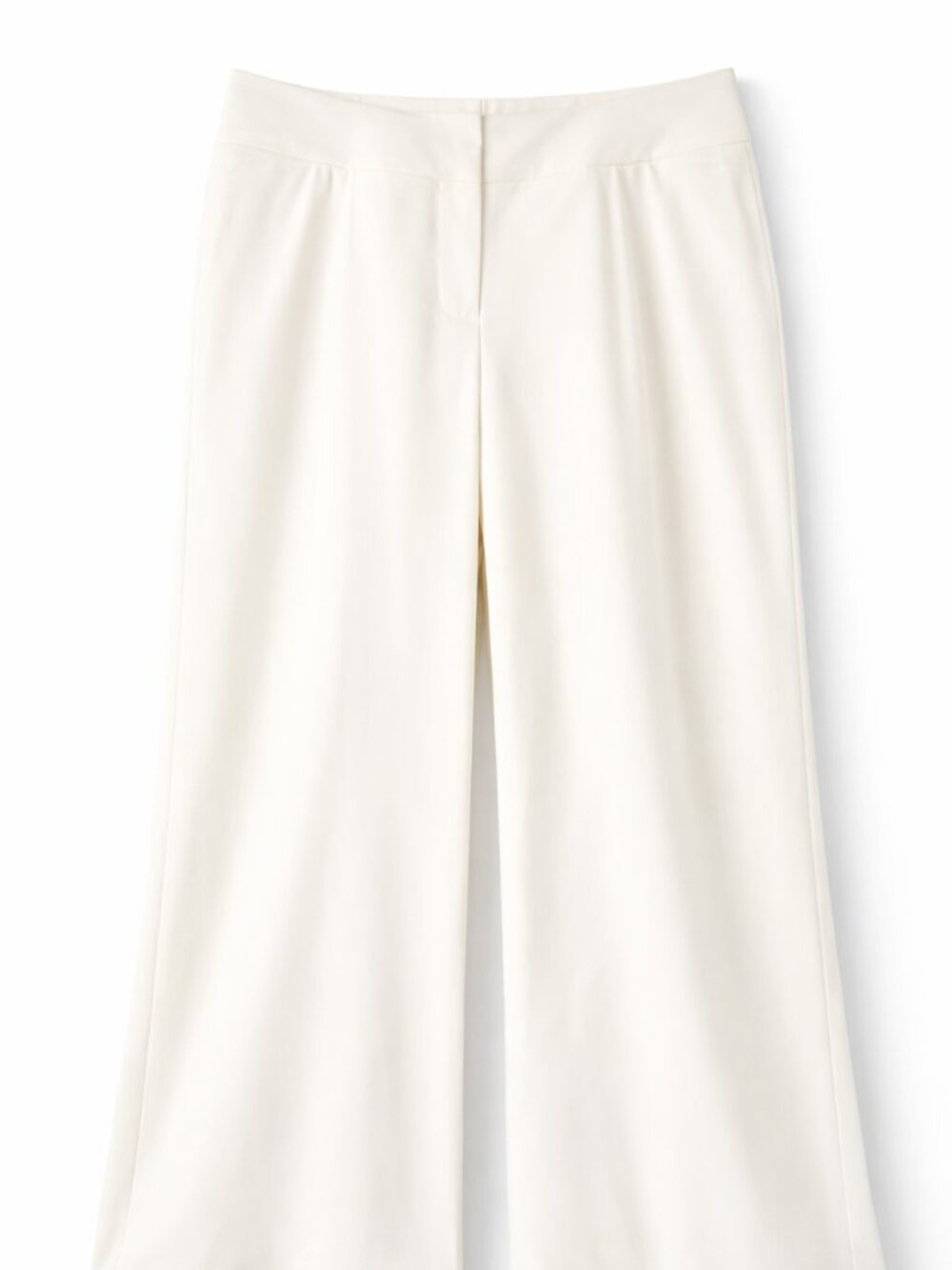 NWT Lane Bryant Allie Wide Leg Pants Size 24R Ivory